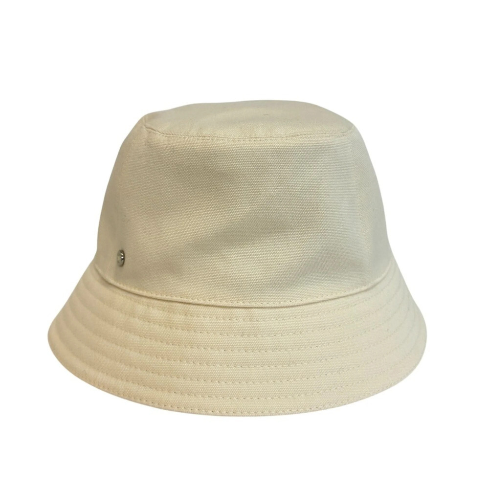 HERMES Eden Cotton Hat White